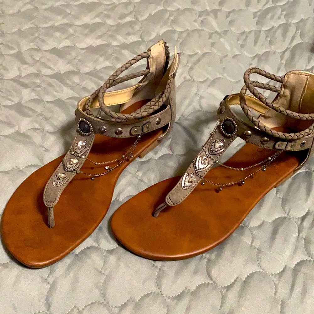 Embellished sandals